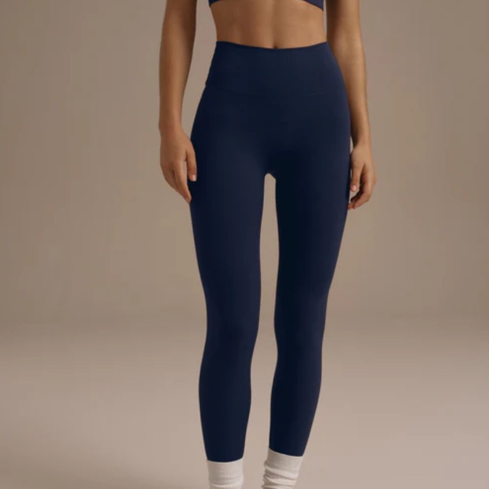 Adanola Navy High-Waisted Ultimate Leggings